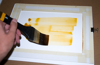 platinum-palladium printing-dry workspace